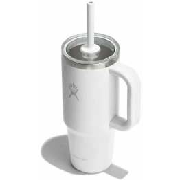 Термогорнятко Hydro Flask 700 ml Travel Tumbler Clear Lid white біле