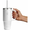Термогорнятко Hydro Flask 700 ml Travel Tumbler Clear Lid white біле