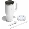 Термогорнятко Hydro Flask 700 ml Travel Tumbler Clear Lid white біле