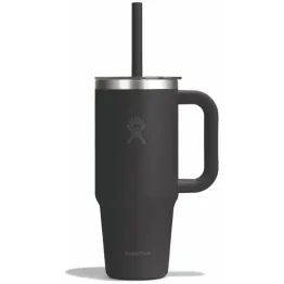 Термогорнятко Hydro Flask 700 ml Travel Tumbler Clear Lid black чорне