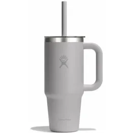 Термогорнятко Hydro Flask 700 ml Travel Tumbler Clear Lid birch сіре