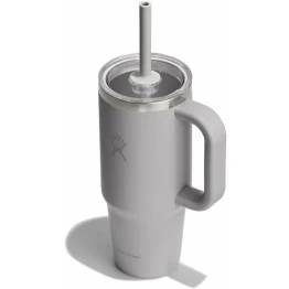 Термогорнятко Hydro Flask 700 ml Travel Tumbler Clear Lid birch сіре