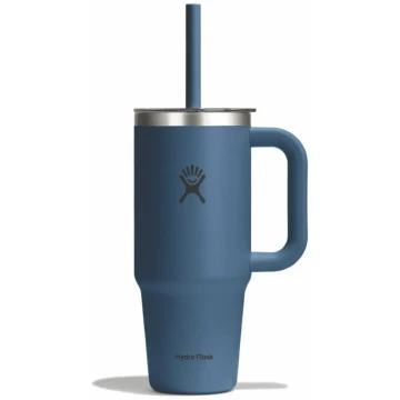Термогорнятко Hydro Flask 700 ml Travel Tumbler Clear Lid harbor blue темно-синє Термогорнятко Hydro Flask 700 ml Travel Tumbler Clear Lid harbor blue темно-синє
