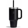 Термогорнятко Hydro Flask 950 ml Travel Tumbler Clear Lid black чорне Термогорнятко Hydro Flask 950 ml Travel Tumbler Clear Lid black чорне