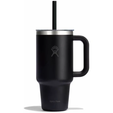 Термогорнятко Hydro Flask 950 ml Travel Tumbler Clear Lid black чорне Термогорнятко Hydro Flask 950 ml Travel Tumbler Clear Lid black чорне
