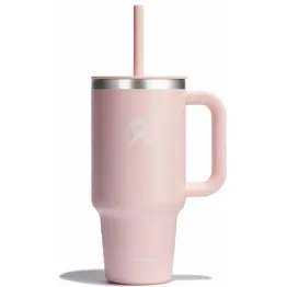 Термогорнятко Hydro Flask 950 ml Travel Tumbler Clear Lid trillium рожеве
