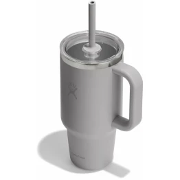 Термогорнятко Hydro Flask 950 ml Travel Tumbler Clear Lid birch сіре