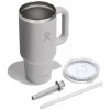 Термогорнятко Hydro Flask 950 ml Travel Tumbler Clear Lid birch сіре