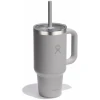 Термогорнятко Hydro Flask 950 ml Travel Tumbler Clear Lid birch сіре