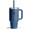 Термогорнятко Hydro Flask 950 ml Travel Tumbler Clear Lid harbor blue темно-синє