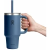 Термогорнятко Hydro Flask 950 ml Travel Tumbler Clear Lid harbor blue темно-синє