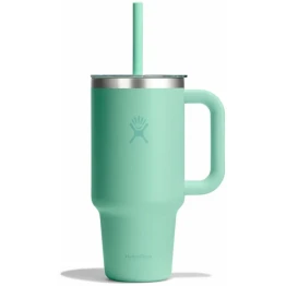 Термогорнятко Hydro Flask 950 ml Travel Tumbler Clear Lid mermaid green зелене
