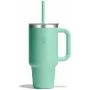 Термогорнятко Hydro Flask 950 ml Travel Tumbler Clear Lid mermaid green зелене