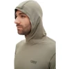 Термофутболка Turbat Hike Lite LS Hood Mns чоловіча tea olive оливкова