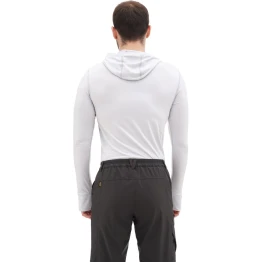 Термофутболка Turbat Hike Lite LS Hood Mns чоловіча glacier gray сіра