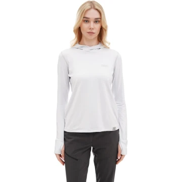 Термофутболка Turbat Hike Lite LS Hood Wmn жіноча glacier gray сіра