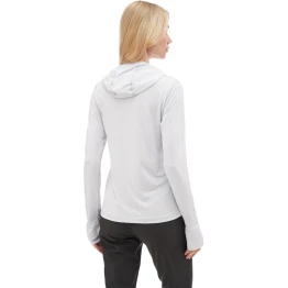Термофутболка Turbat Hike Lite LS Hood Wmn жіноча glacier gray сіра