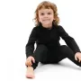 Термофутболка Turbat Yeti Top Kids дитяча anthracite black чорна