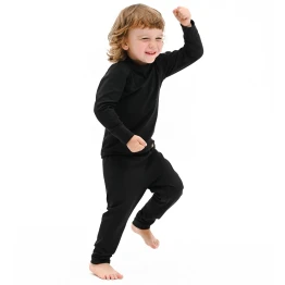 Термофутболка Turbat Yeti Top Kids дитяча anthracite black чорна