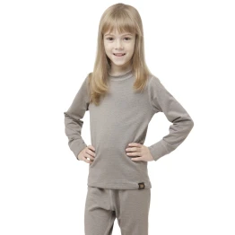 Термофутболка Turbat Yeti Top Kids дитяча  сіра