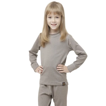 Термофутболка Turbat Yeti Top Kids дитяча  сіра