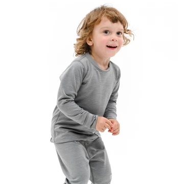 Термофутболка Turbat Yeti Top Kids дитяча cloudburst grey темно-сіра
