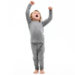 Термофутболка Turbat Yeti Top Kids дитяча cloudburst grey темно-сіра