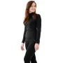 Термофутболка Turbat Yeti Top Wms жіноча anthracite black чорна