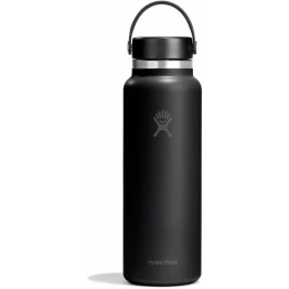 Термопляшка Hydro Flask 1.2 L Wide Flex Cap black чорна