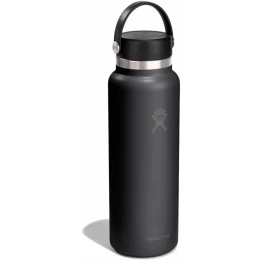 Термопляшка Hydro Flask 1.2 L Wide Flex Cap black чорна