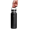 Термопляшка Hydro Flask 1.2 L Wide Flex Cap black чорна