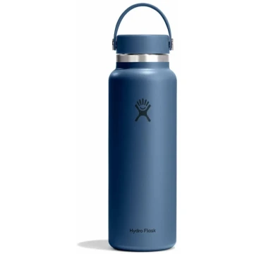 Термопляшка Hydro Flask 1.2 L Wide Flex Cap harbor blue темно-синя