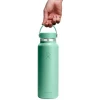 Термопляшка Hydro Flask 1.2 L Wide Flex Cap mermaid green зелена