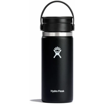 Термопляшка Hydro Flask 450 ml Wide Flex Sip Lid black чорна