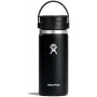 Термопляшка Hydro Flask 450 ml Wide Flex Sip Lid black чорна