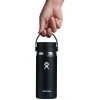 Термопляшка Hydro Flask 450 ml Wide Flex Sip Lid black чорна