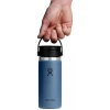 Термопляшка Hydro Flask 450 ml Wide Flex Sip Lid harbor blue темно-синя
