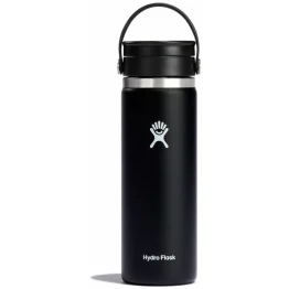 Термопляшка Hydro Flask 600 ml Wide Flex Sip Lid black чорна