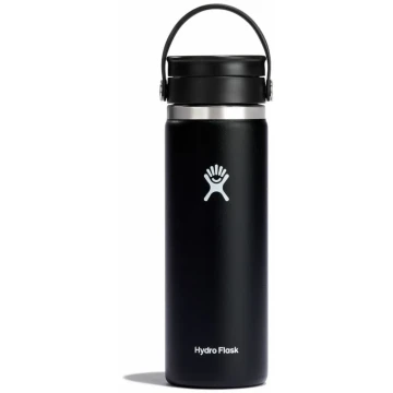 Термопляшка Hydro Flask 600 ml Wide Flex Sip Lid black чорна