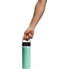 Термопляшка Hydro Flask 600 ml Wide Flex Sip Lid mermaid green зелена