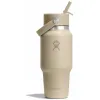 Термопляшка Hydro Flask 700 ml Wide Flex Straw Travel Bottle oat бежева