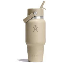 Термопляшка Hydro Flask 700 ml Wide Flex Straw Travel Bottle oat бежева