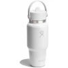 Термопляшка Hydro Flask 700 ml Wide Flex Straw Travel Bottle white біла