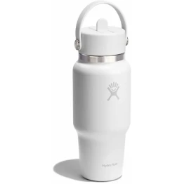 Термопляшка Hydro Flask 700 ml Wide Flex Straw Travel Bottle white біла