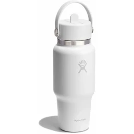 Термопляшка Hydro Flask 700 ml Wide Flex Straw Travel Bottle white біла