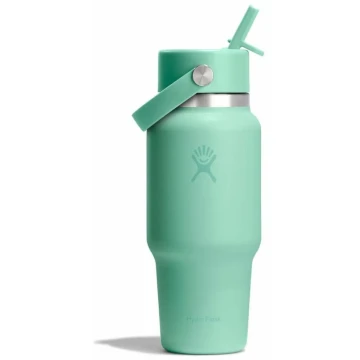 Термопляшка Hydro Flask 700 ml Wide Flex Straw Travel Bottle mermaid green зелена