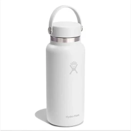 Термопляшка Hydro Flask 950 ml Wide Flex Cap white біла