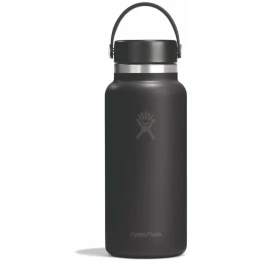 Термопляшка Hydro Flask 950 ml Wide Flex Cap black чорна