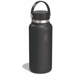 Термопляшка Hydro Flask 950 ml Wide Flex Cap black чорна