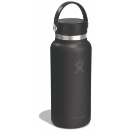 Термопляшка Hydro Flask 950 ml Wide Flex Cap black чорна